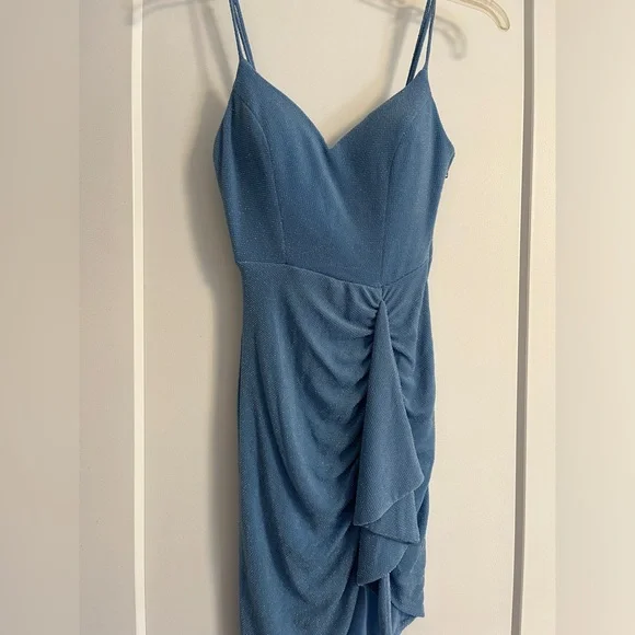 City Studio | Dresses | Blue Sparkle Midi Dress | Poshmark City Studio | Dresses | Blue Sparkle Midi Dress | Poshmark